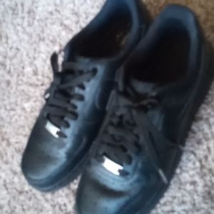 Nike Air force 1's size 10 black